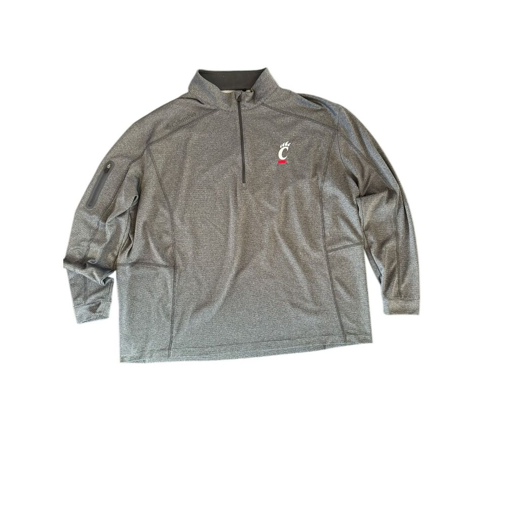 University of Cincinnati Bearcats Embroidered‎ Columbia Golf Quarter Zip 3XL
